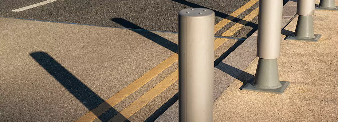 Custom Retractable Barrier Column Installations in Warrington, FL